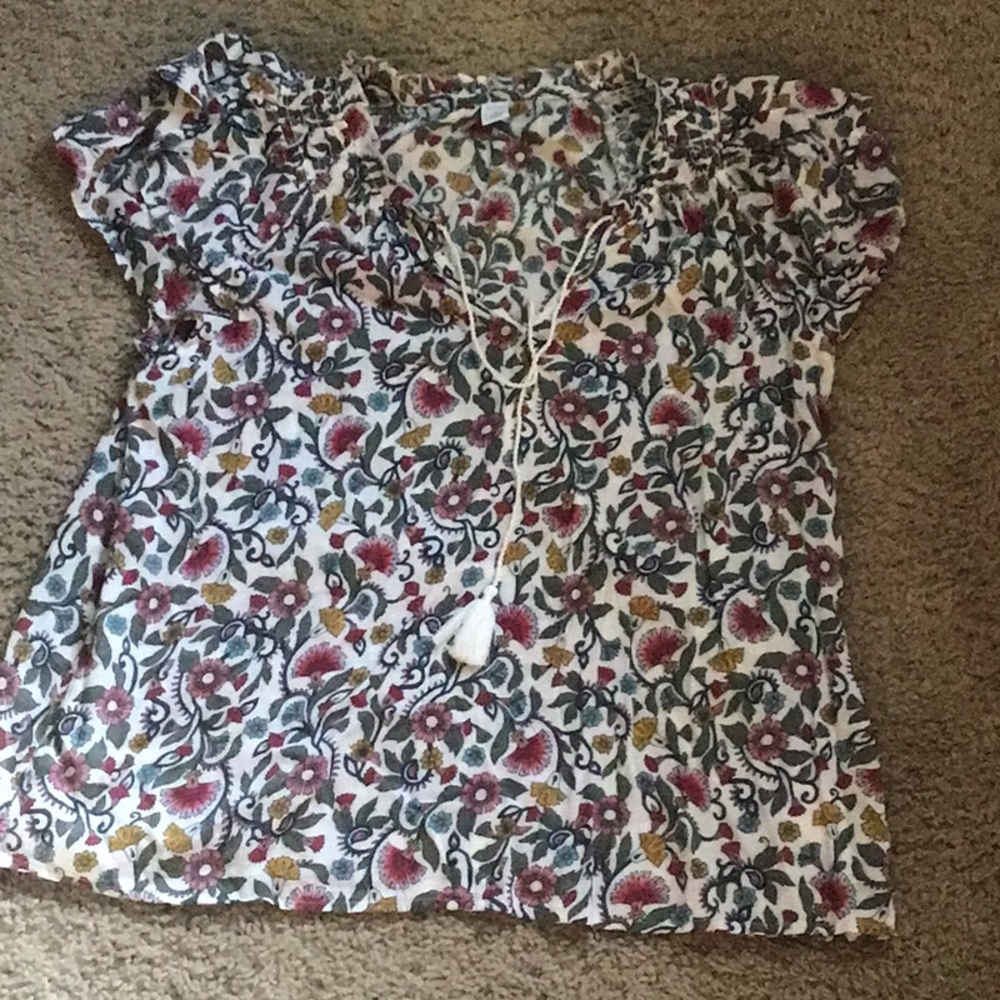 Floral Print Women's Top